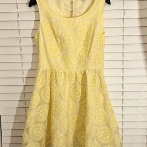 LC Lauren Conrad Cream Dress